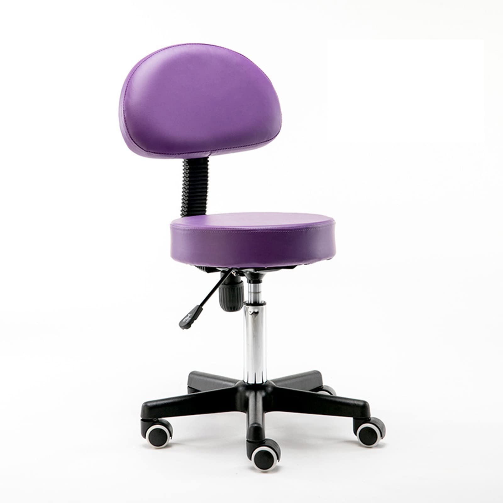 YDkjwjw Dentist Stool Beauty Stool with Backrest Foot Rest Rolling Dental Chair Swivel Salon Stool Hydraulic Drafting Chair for Office Massage Spa Medical Tattoo Stools Chairs