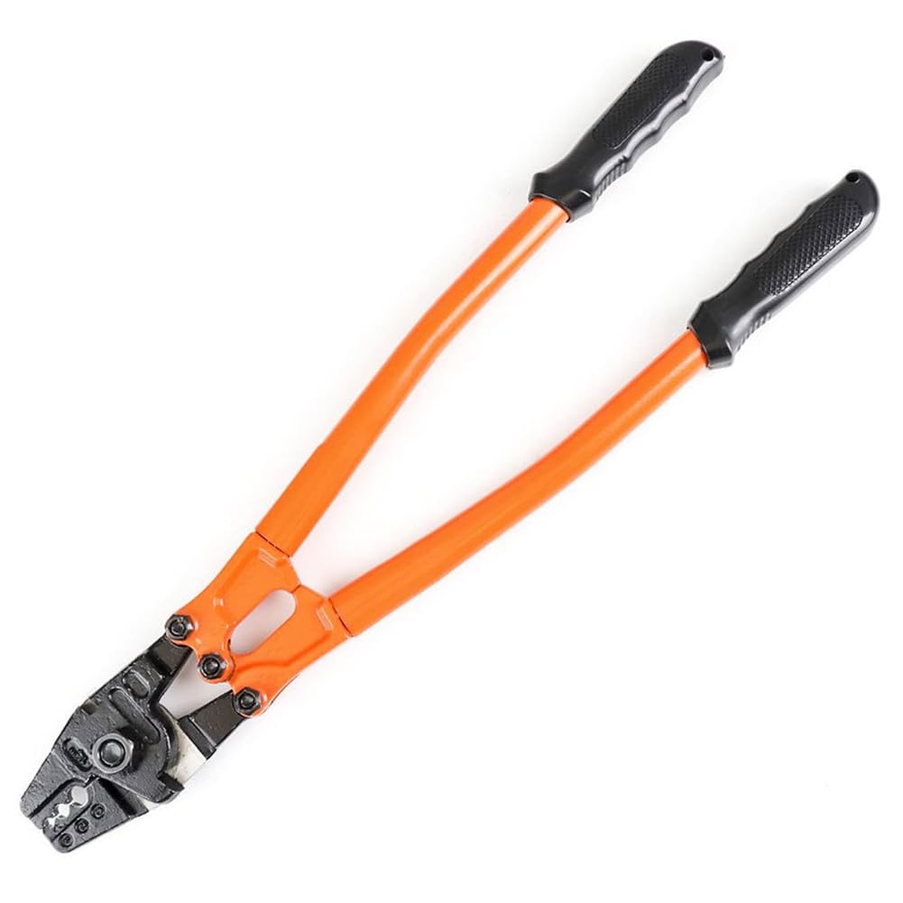 Udsknv[Ksl As Shown Multifunctional Wire Rope Crimper 14" For 1.5-3.5Mm Cable Railing End