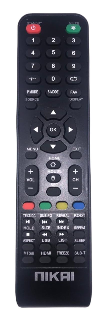 Replacement Compatibility of the remote control with Nikai smart televisions (Nikai-Type 2)