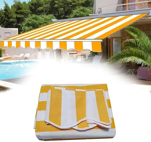 Tela de repuesto para toldo impermeable y anti-UV de patio en lona de 4.9m 2