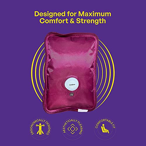 Image of Careforce - The Force Behind Your Health Electric Hot Water Bag Electric Heating Pad For Period Cramps Electric Hot Bags In Back,Neck,Shoulder & Full Body Electric Heating Bag -Pink