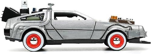 Miniatura 5 de Jada Toys Back to The Future Part III 1:32 Time Machine - Coche fundido a presión, juguetes para niños y adultos