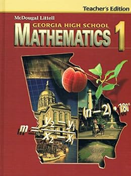 Hardcover Georgia High School Mathematics 1 Teacher's Edition Book