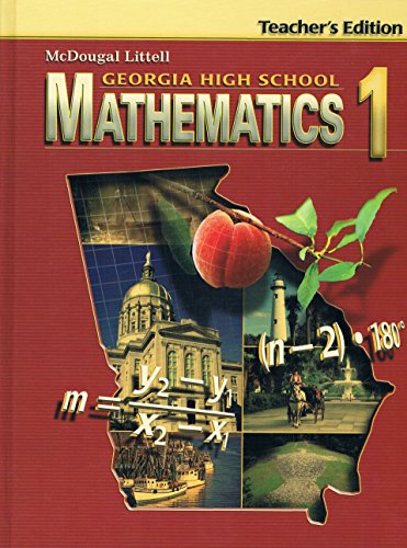 Georgia High School Mathematics 1 Teacher's Edition