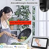 Dosilkc Security Camera Indoor Wireless, 1080P Dual Band 5GHz WiFi Camera for Home Security