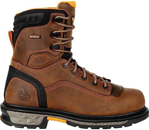 Georgia Boot Men's Carbo-TEC LTX Industrial Boot, Black and Brown, 14 | Image 6