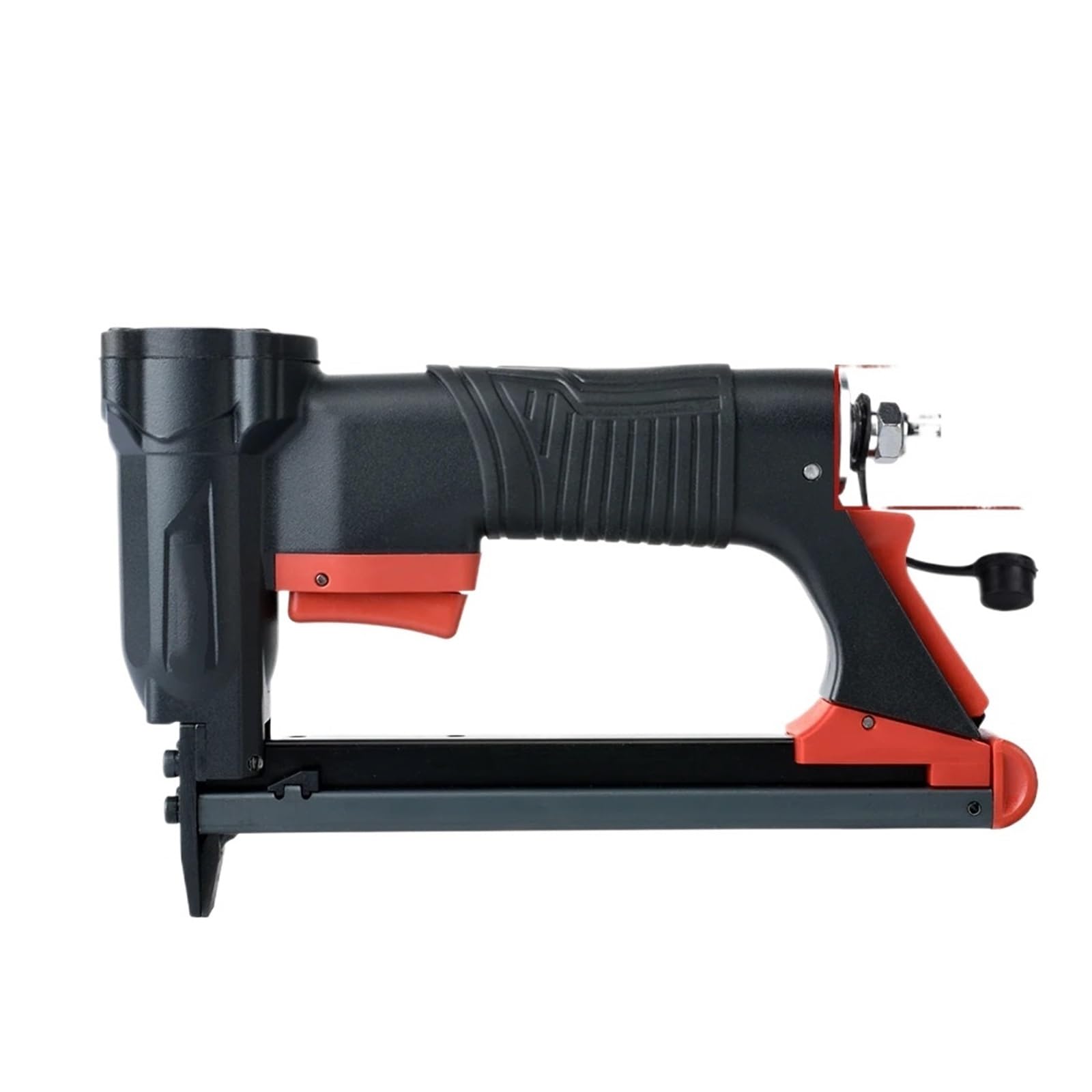 PIGENEQW Oil Free Pneumatic Stapler High R Stapler A8016 1/2" Air Stapler, 21 Gauge Pneumatic Stapler Gun, Large Capacity(American Connector)