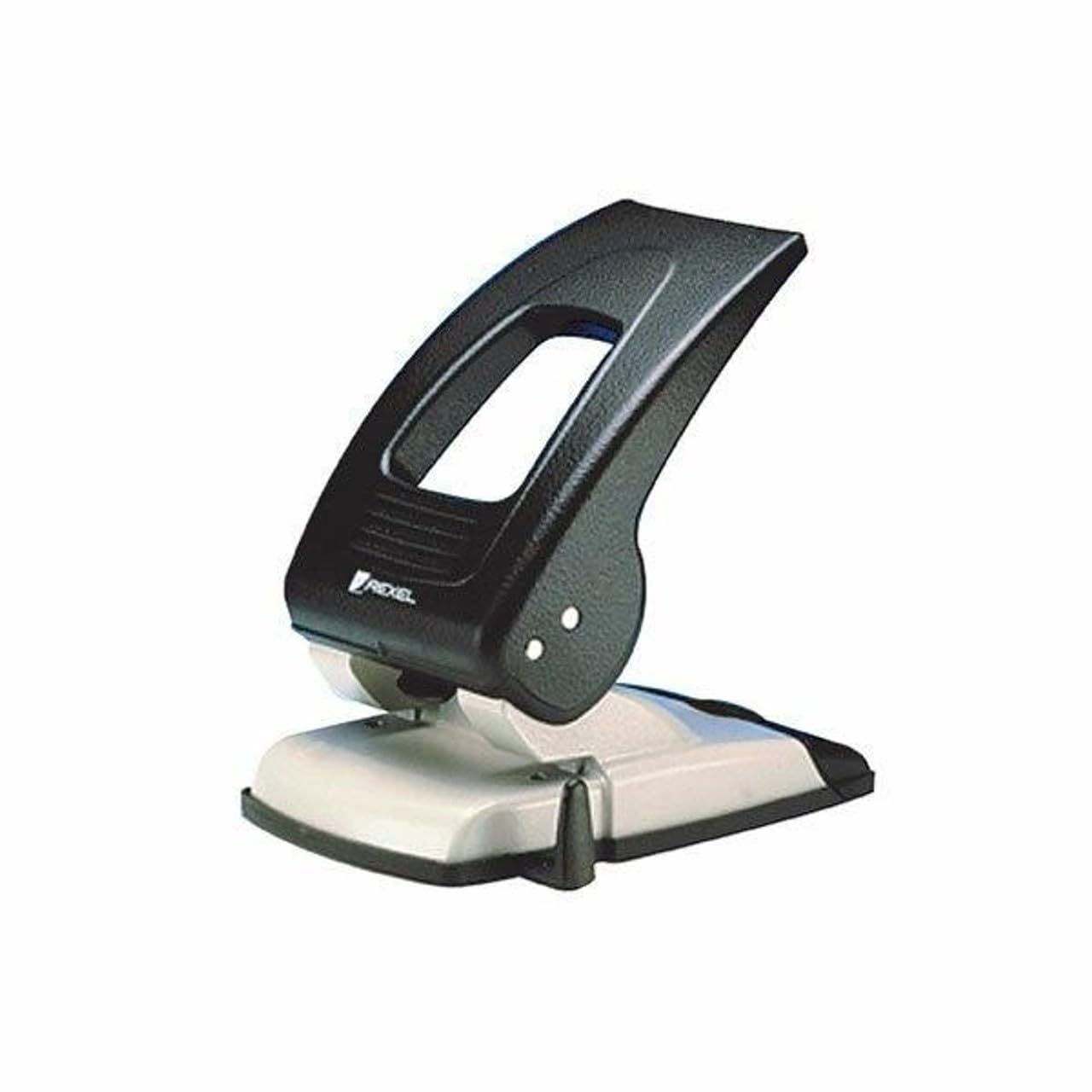 5 Star extra starker Registratur-Locher 2-fach Lochung Metall mit Kunststoffboden Stanzleistung 65 x 80 g/m² schwarz