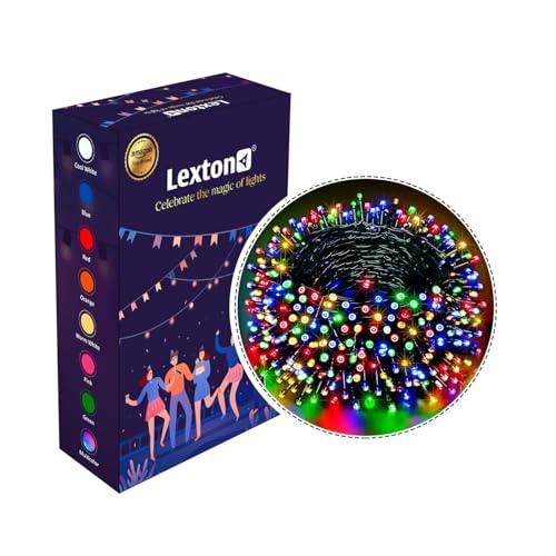 Image of Lexton 40 LED Power Pixel Serial String /Fairy Light | Plug Sourced | Suitable for Home & Outdoor Decoration, Diwali, Christmas, Ramadan, Wedding, Party, Festival (Pack of 50, Multicolor)