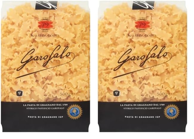 Garofalo Mafalda Corta 500g (Pack of 2)