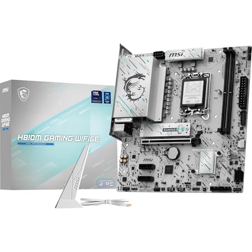 Image of H810M Gaming WIFI6E Motherboard, mATX - Supports Intel Core Ultra Processors (Series 2), LGA 1851 - DDR5 Memory Boost 6400+ MT /s OC, 1 x PCIe 5.0 x16, 1 x M.2 Gen4, 2.5G LAN, Wi-Fi 6E