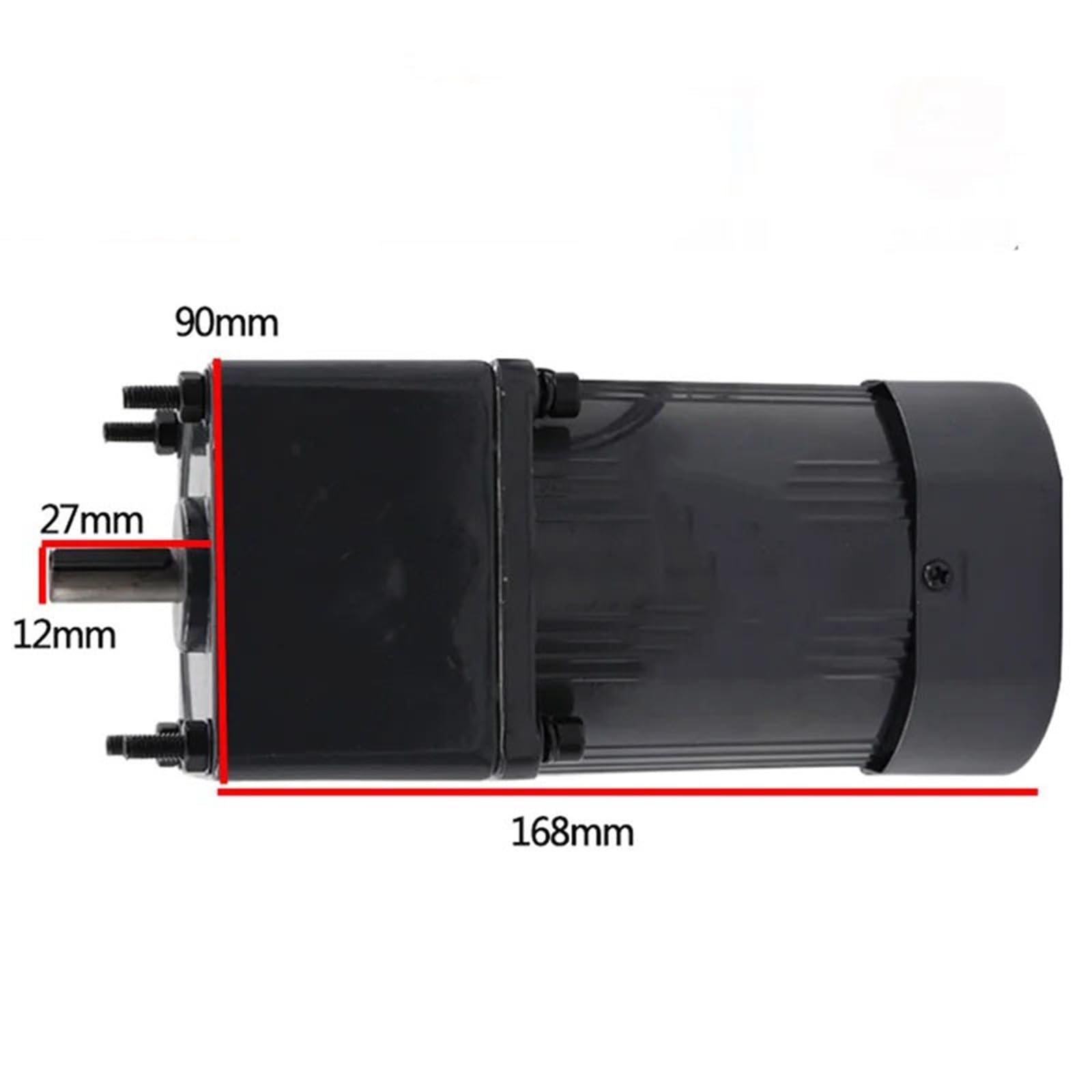 Speed Regulate 60W 5IK60GN-CF Fixed Speed Motor 220V AC Single Phase 90mm Flange Constant Motor with Capacitance CW CCW Reducer(300RPM)