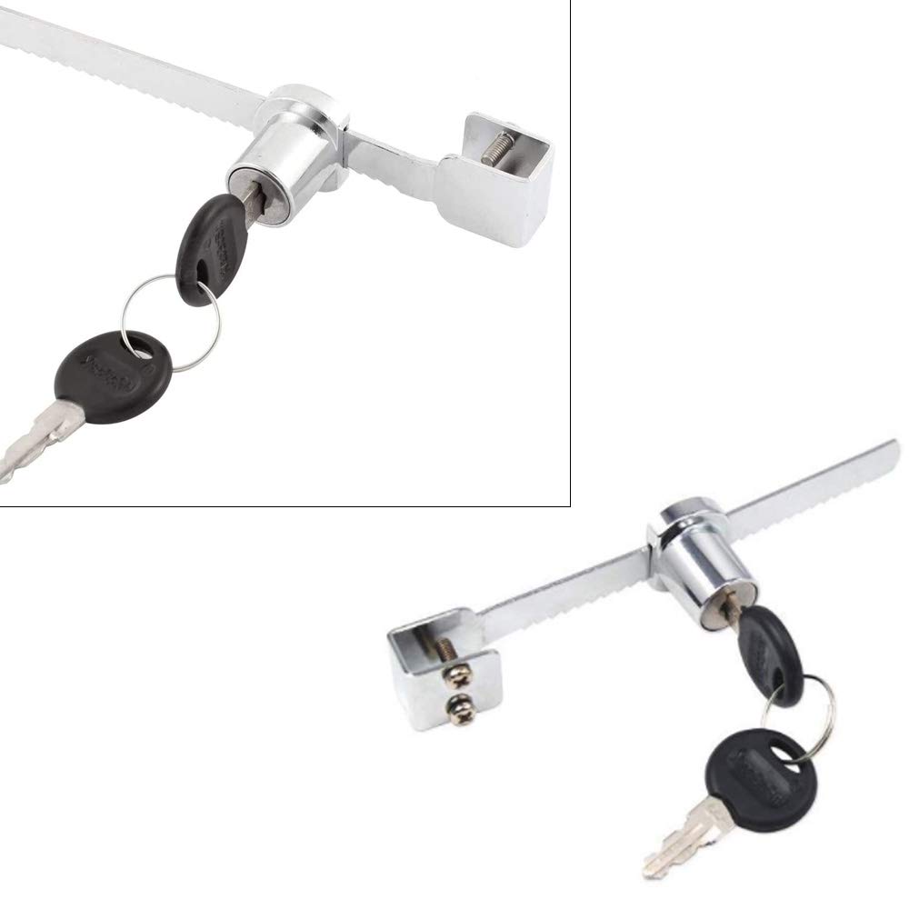 Serrature Per Terrario Scorrevole - Set Di 4 Con 8 Chiavi In Lega Di Zinco Per Vetrine, Armadietti E Cassetti - Foto 2