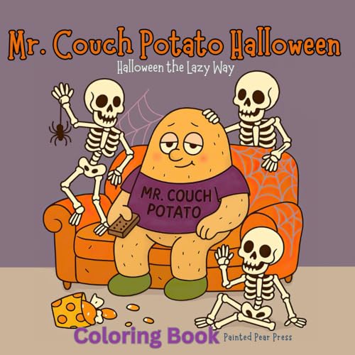 Mr. Couch Potato Halloween Coloring Book: Halloween the Lazy Way for Teens and Adults image 2
