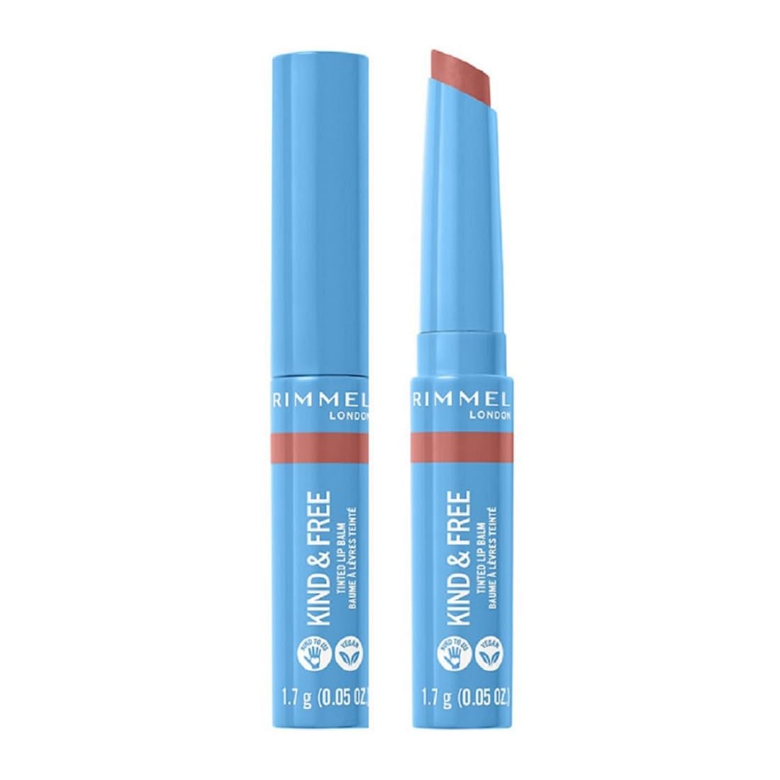 RIMMEL LONDON 99350122193 Beauty Care Rimmel Kind and Free Lip Balm 002 for Adults, Made for Daily Beauty and Care