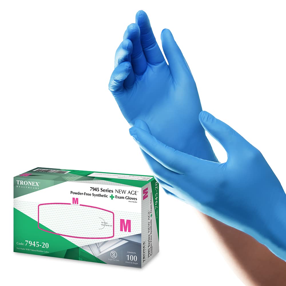 PackagingSuppliesByMail Black Nitrile Disposable Gloves Pack of 1000, 5 Mil Thik, Latex Free Safety Working Gloves for Food Handle or Industrial Use, Size Medium