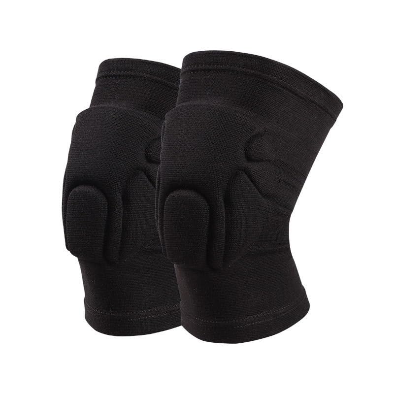 Exercise, protection Thickened Sponge Anti-collision Knee Pads Roller Skating Protective Gear Sports Knee Pads for Fitness, cycling, running, playing football(Medium)