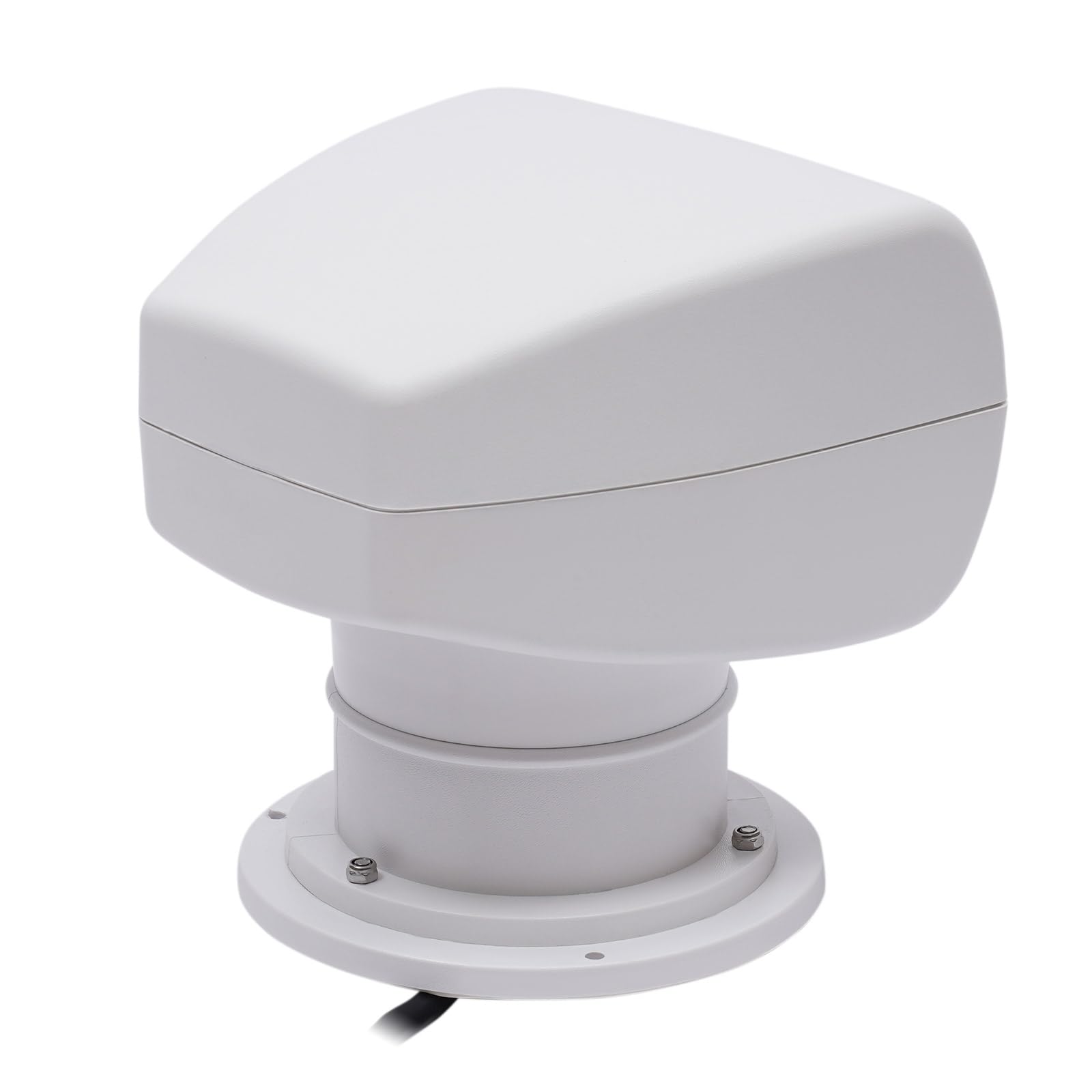 Projecteur de recherche marin 12 V 100 W LED étanche Projecteur de travail rotatif à 360° pour yachts, garde-côtes, police maritime, bateaux de pêche, 3200 K (blanc)