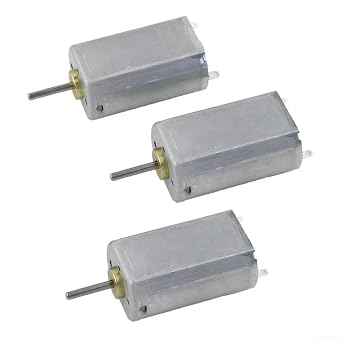 DC Motor Set, Carbon Brushed 180 DC Motor 3-6V DC 5000RPM-30000RPM for DIY Model Plane Ship Car