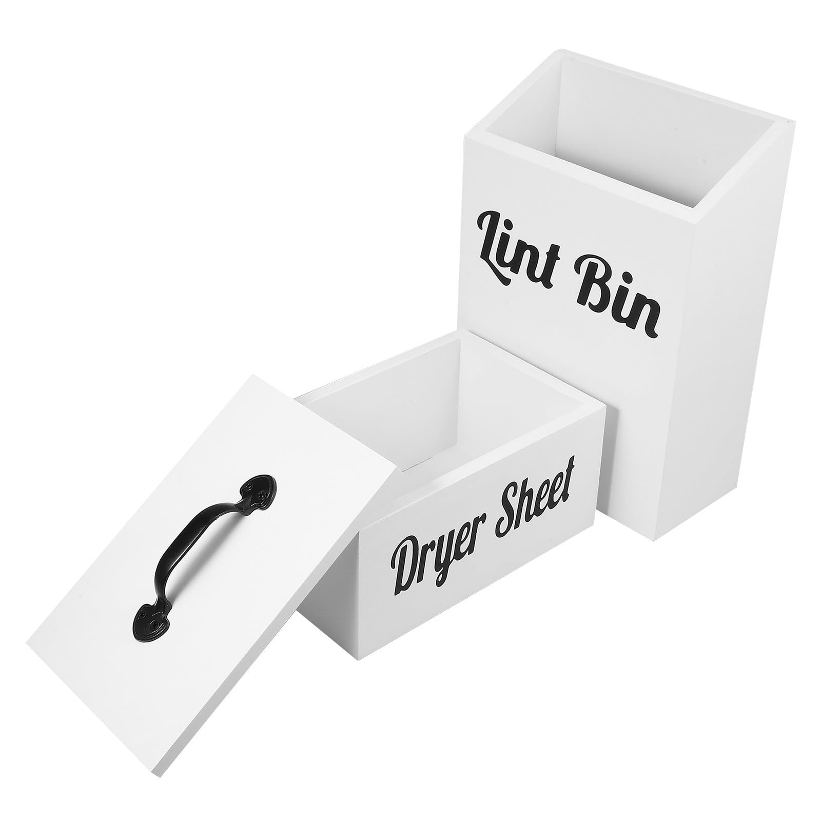 DOITOOL 2 Piezas Caja Magnética, Madera Clara con Tapa