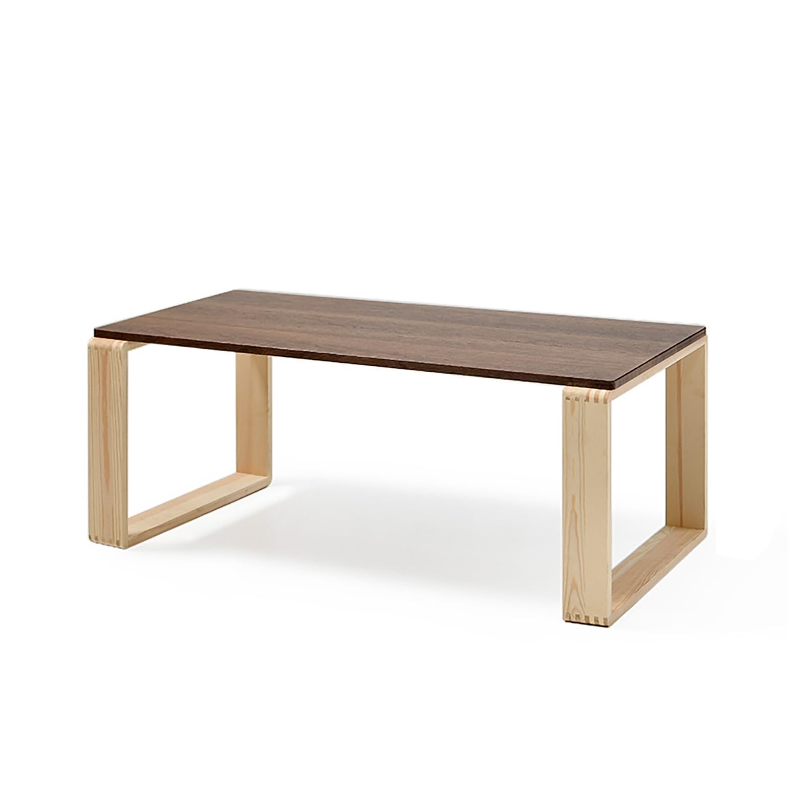 Table basse moderne en bois pour salon, table de sol polyvalente pour petit espace