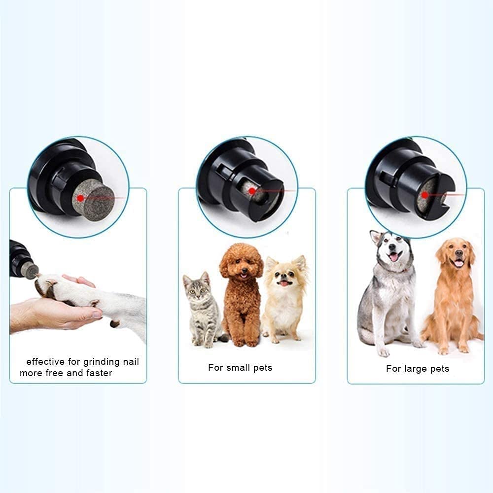 Molinillo de clavo para perros, cortador de clavos para mascotas Trimmer de uñas para pequeños perros grandes y gatos Catswith Dog Arche Nail Arche & Nail Cipper Formando el alisado portátil y r