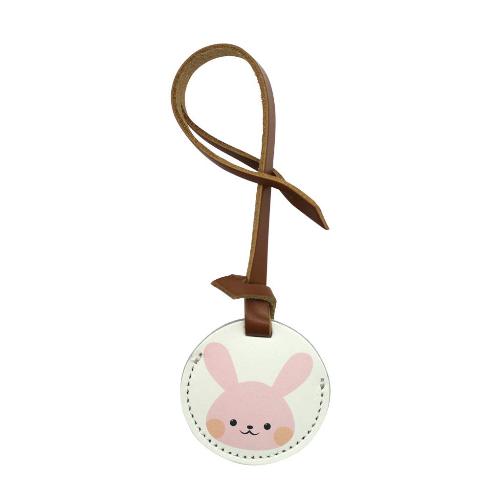 Amazon | 小銭が入る ストラップ付 コインケース 動物 アニマル 小銭入れ 500円硬貨 コイン型 電子マネー Edy Quicpay ケース  日本製 牛革 ピンクうさぎ | HERBE | 小銭入れ