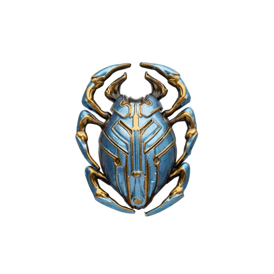 Blue Beetle Film Official 3D Enamel Scarab - Officially Licensed DC Comics BLUE BEETLE