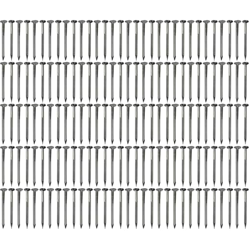 cyclingcolors 250x Semence de Tapisserie en Acier Doux Petit Clou Pointe Carré Pique Tête Plate Tige Biseautée, 10mm