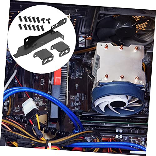 Soporte para ventilador negro para computador miniatura 7
