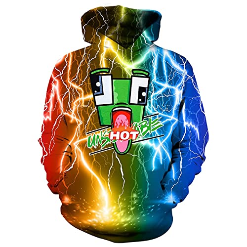 Jvuqhla Youth Pullover Hoodie 3D Printing Cartoon Sweatshirt Fashion Merch For Kids Boys Girls #TOP27