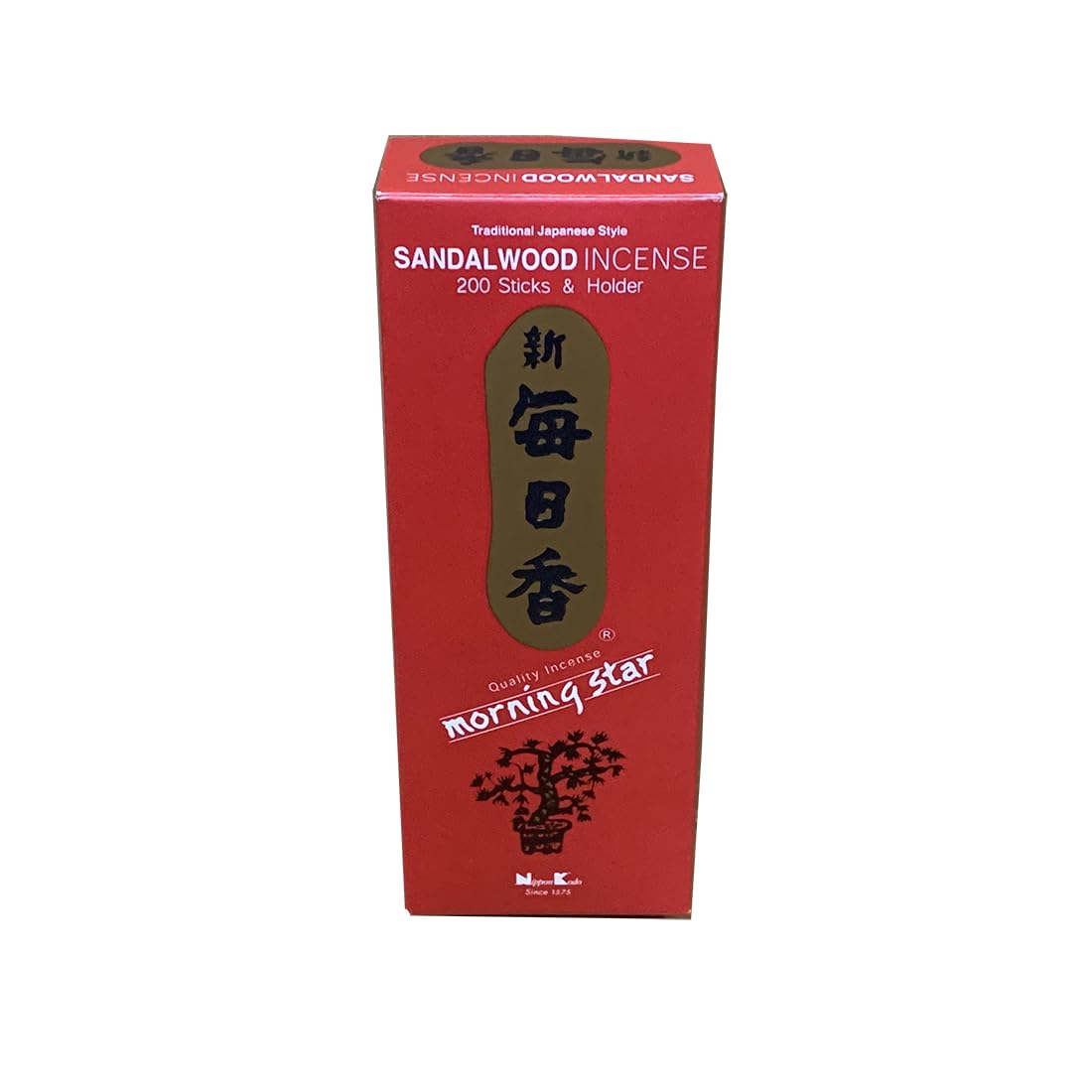 Giftlocaluk Morning Star Sandalwood Incense 200 Sticks | Natural, Eco-Friendly Aromatherapy | Plastic-Free, Paper Packaging | Relaxation, Meditation & Home Fragrance