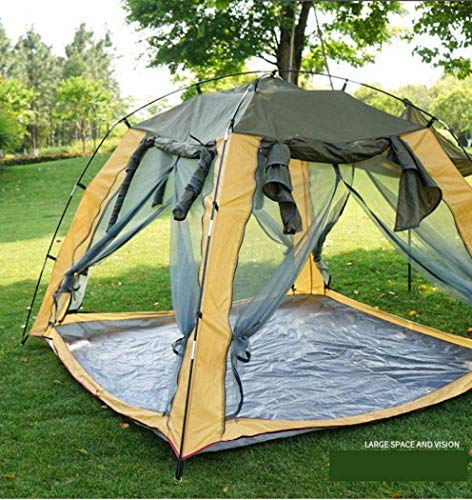 Carpa portátil impermeable para 3-4 personas para camping miniatura 6