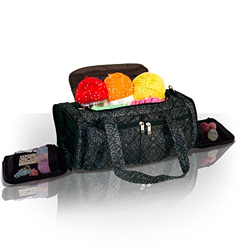 Roo Beauty Ltd - Bolsa para Tejer, Accesorios de Costura y Agujas de Manualidades