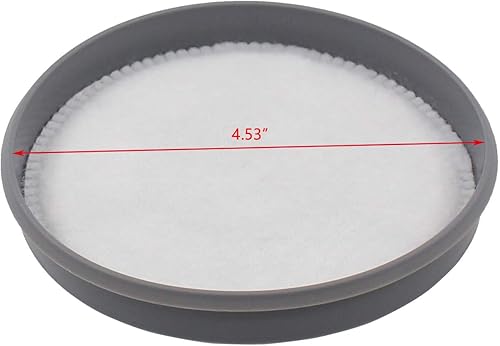 Miniatura 5 de ApplianPar Paquete de 2 filtros de vacío con cepillo de repuesto para Eureka Airspeed EF-7 AS3001A, AS3008A, AS3011A, AS3030A Parte # 091541