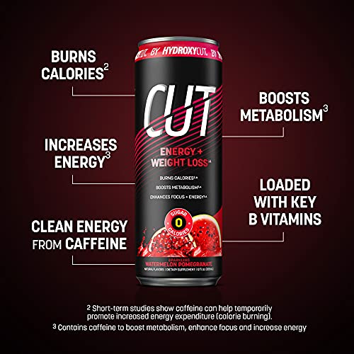Energy Drink + Weight Loss Hydroxycut Cut Sparkling Energy Drinks