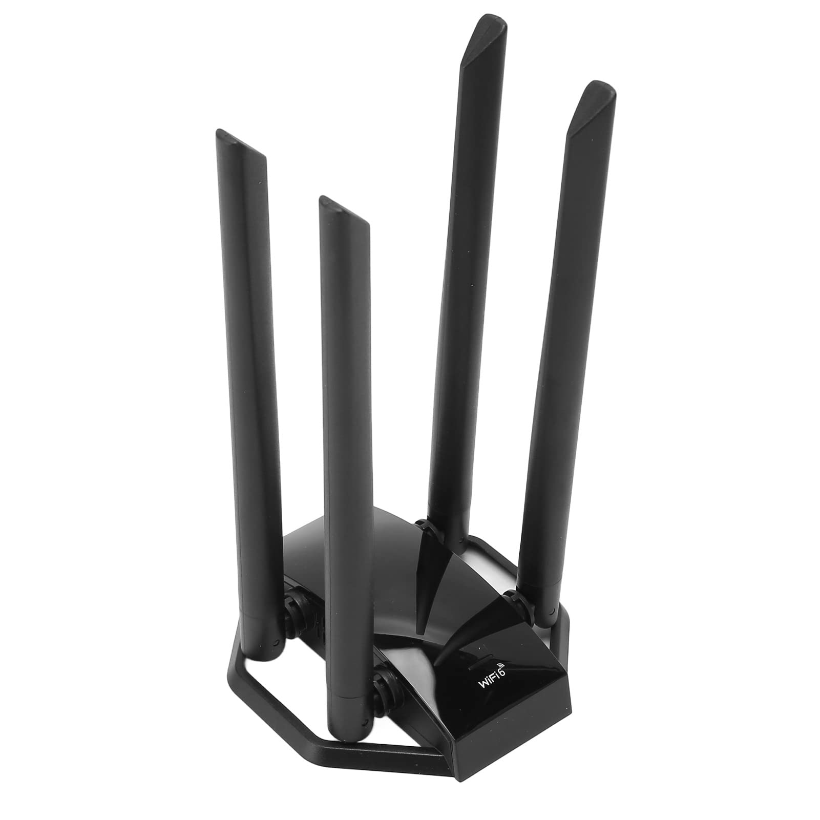 Adattatore WiFi 1800 Mbps, Adattatore di Rete Wireless USB 3.0 da 2,4 GHz 5 GHz con 4 Antenne per PC Desktop, Supporto WPA3 WiFi6 10, 11