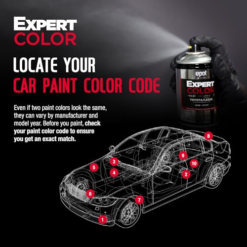 U-POL Expert Color, For Ford UX, Automotive Spray Paint, Professional Grade, Long-Lasting, Easy-To-Use, Ingot Silver Metallic - Thumbnail 4