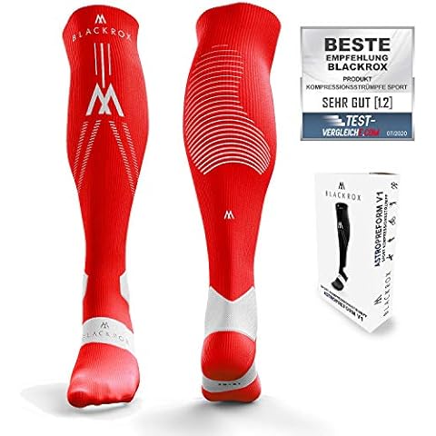 BLACKROX Compression Stockings Sport Astropreform Compression Socks Comparison Winner Sports Compression Socks Running Socks Football Women Men Long Compression Socks Cover