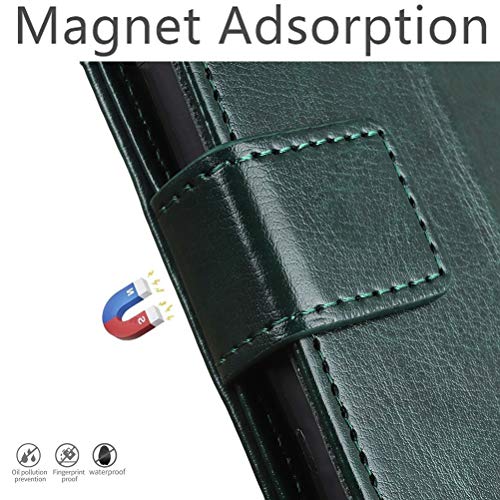 UKDANDANWEI Capa OnePlus Nord, capa flip elegante de couro PU com compartimentos para cartão, fecho