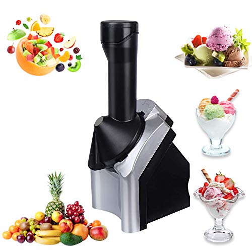 DreamtIce Home Ice Cream Maker Frozen Fruit Dessert Machine Fruit Soft Serve Frozen Dessert Electric Ice Cream Maker for Adult Kids Make Delicious Ice Cream Sorbets and Frozen Yogurt Maker Machine