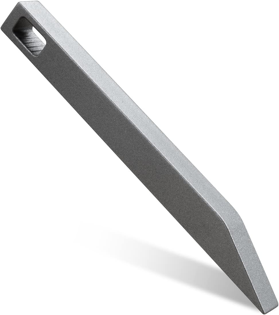 Snader Edc Pry Bar, Edc Keychain Tool, Small, Heavy Duty Stainless Steel Keychain Pocket Pry Bar for Everyday Carry and Outdoor Activities - Multitool Pry Bar for Keys and More