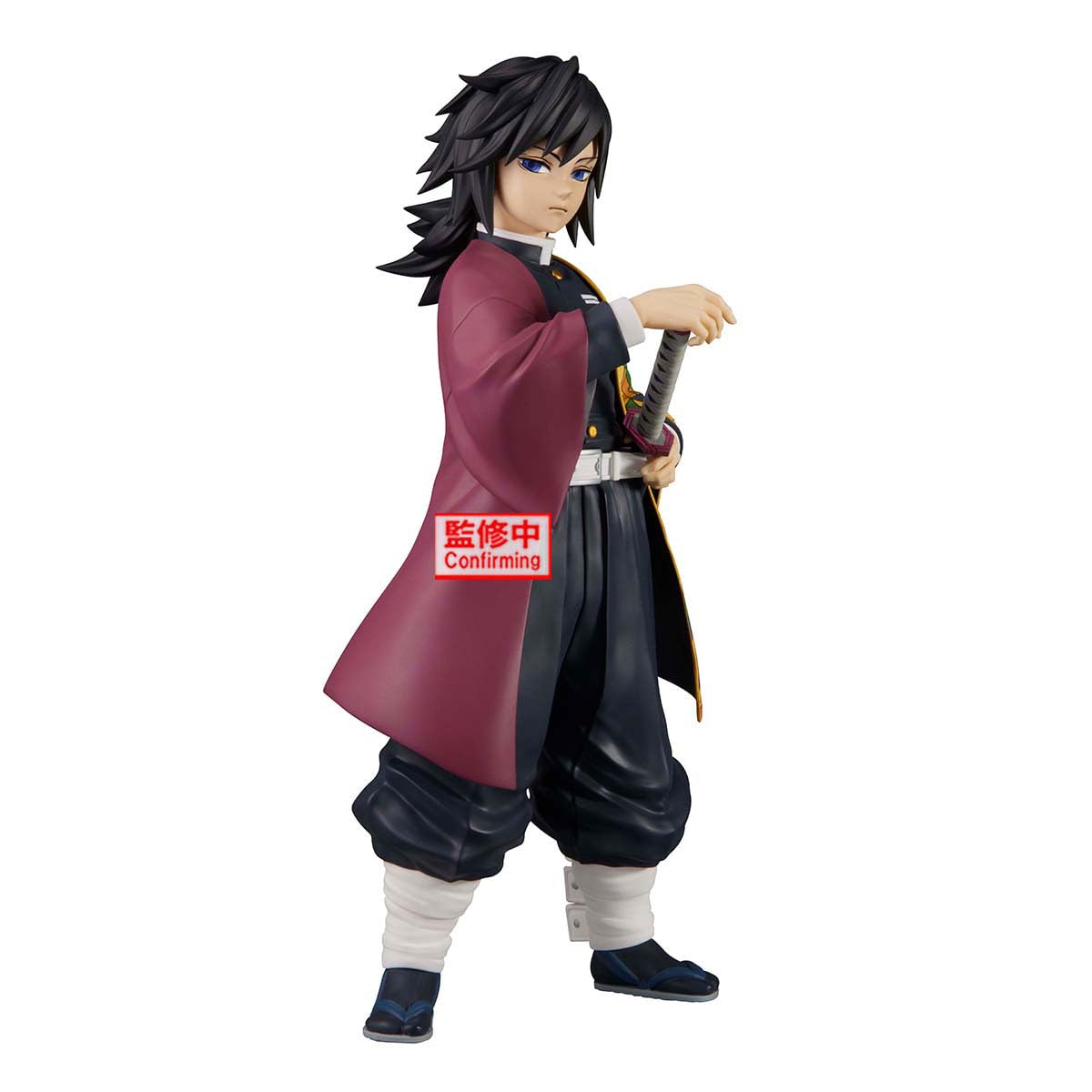 Banpresto BP29504P Giyu Tomioka Demon Slayer Action Figure: Kimetsu No Yaiba, Grandist 24 cm, Multicolor, Collectible Figure, Optimal for Anime Fans