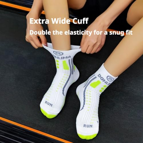 6 Pairs Athletic Socks for Men 5-10 Thick Cushioned Compression Crew Running Treking Wicking Marathon Hiking Outdoor3