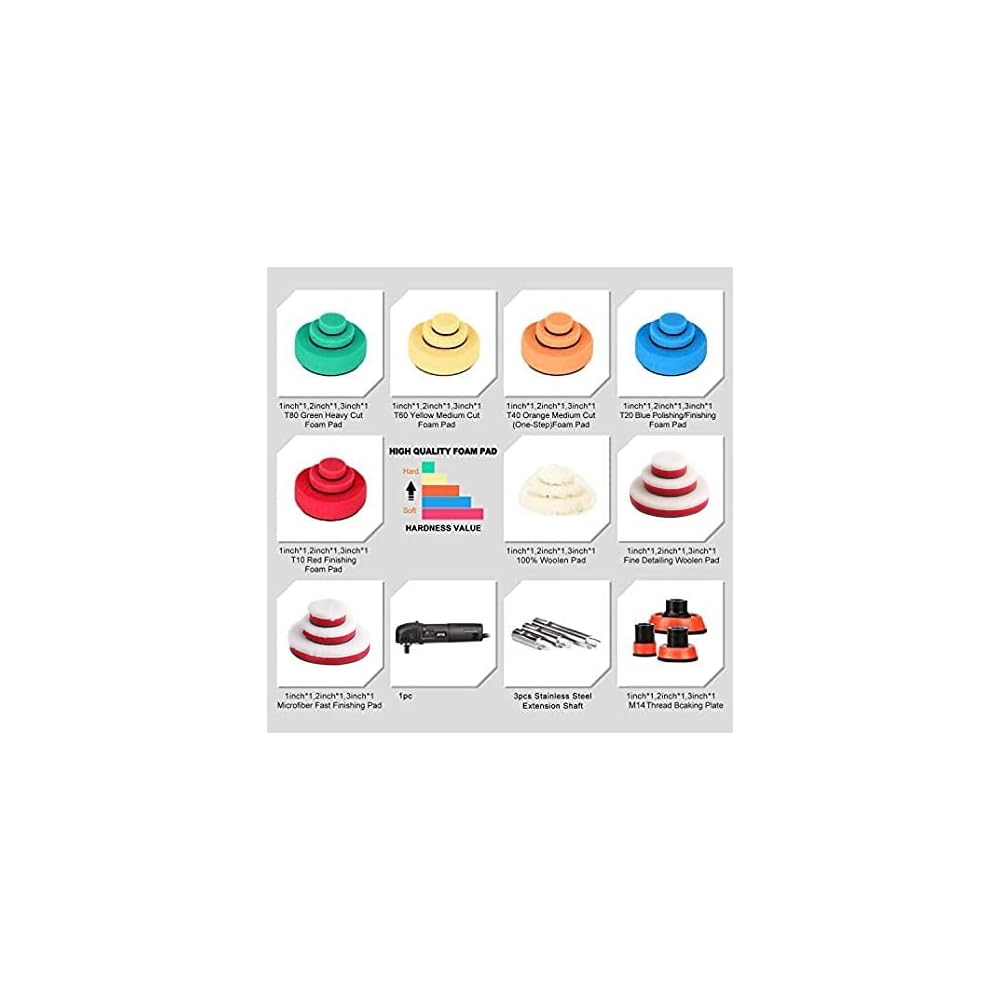 Buy SPTA Mini Polishing Machine Buffer Rotary Polisher Auto Detailing