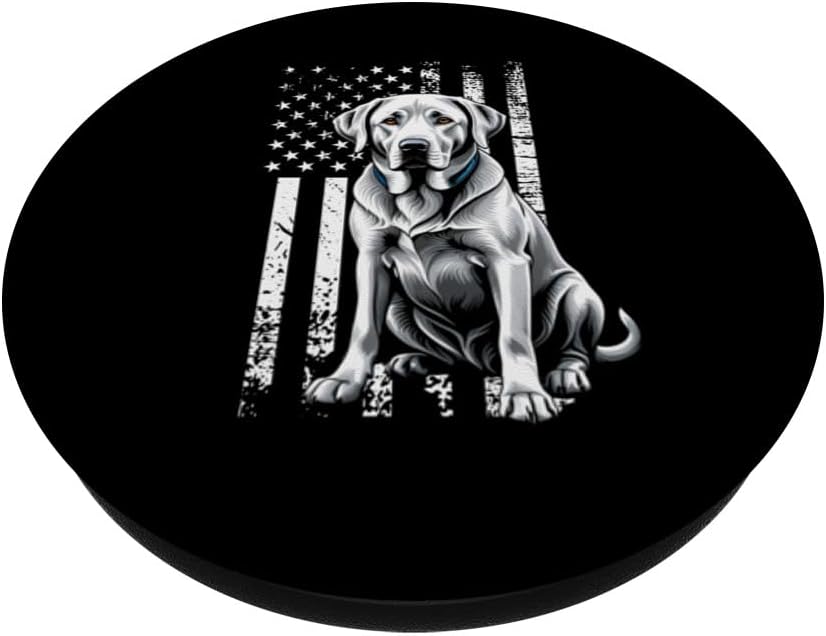 Silver Labrador Owner Dog PopSockets Adhesive PopGrip - Image 2