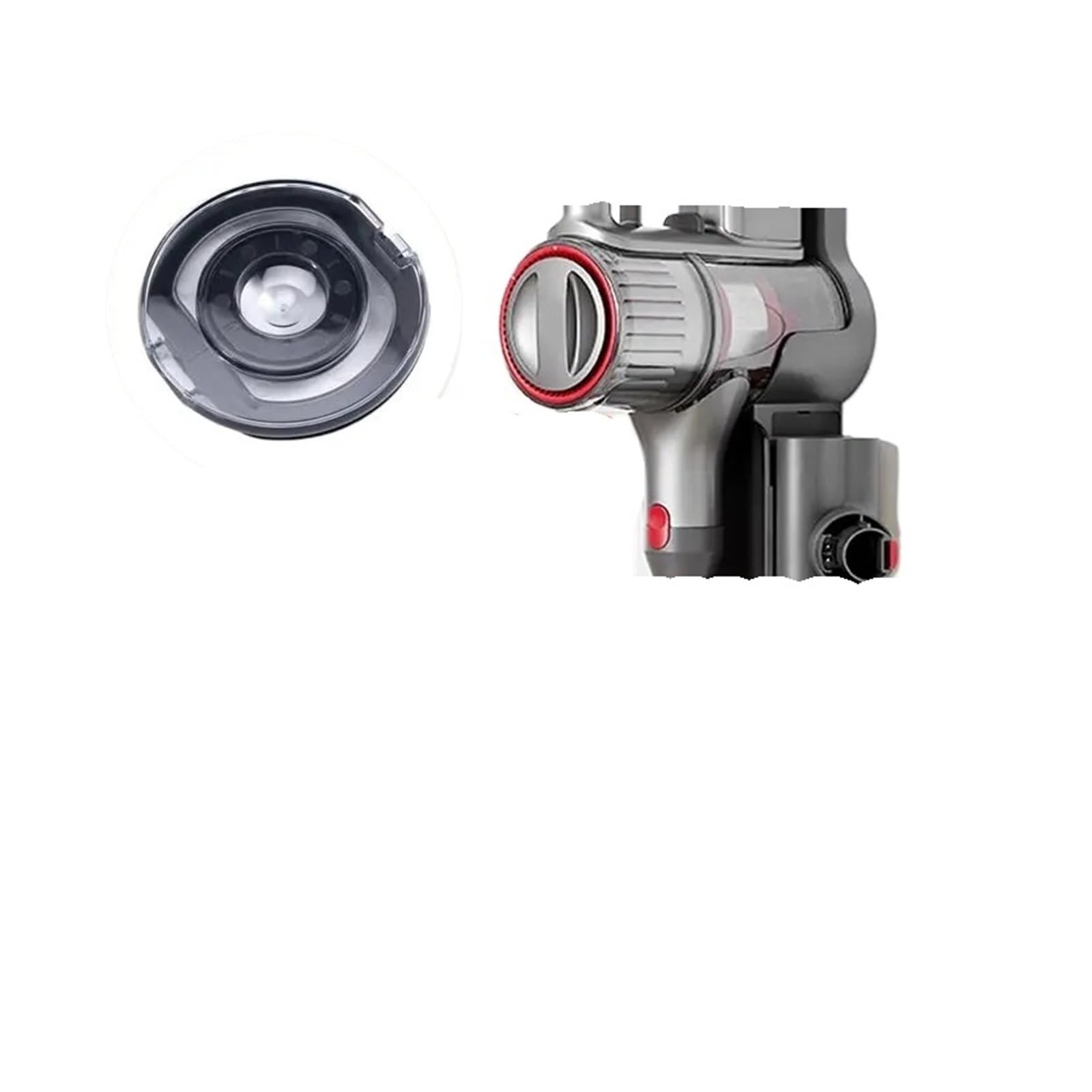 Capuchon de bouton de tasse à poussière, Compatible avec Roborock, H7, H6, seau de couvercle de poubelle