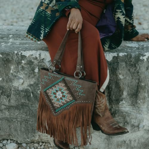 Bolso Tote Western para Mujer con Cartera 2 Piezas miniatura 2