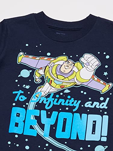 Disney Boys' Toddler Toy Story Buzz Lightyear Infinity & Beyond Short Sleeve Tee2