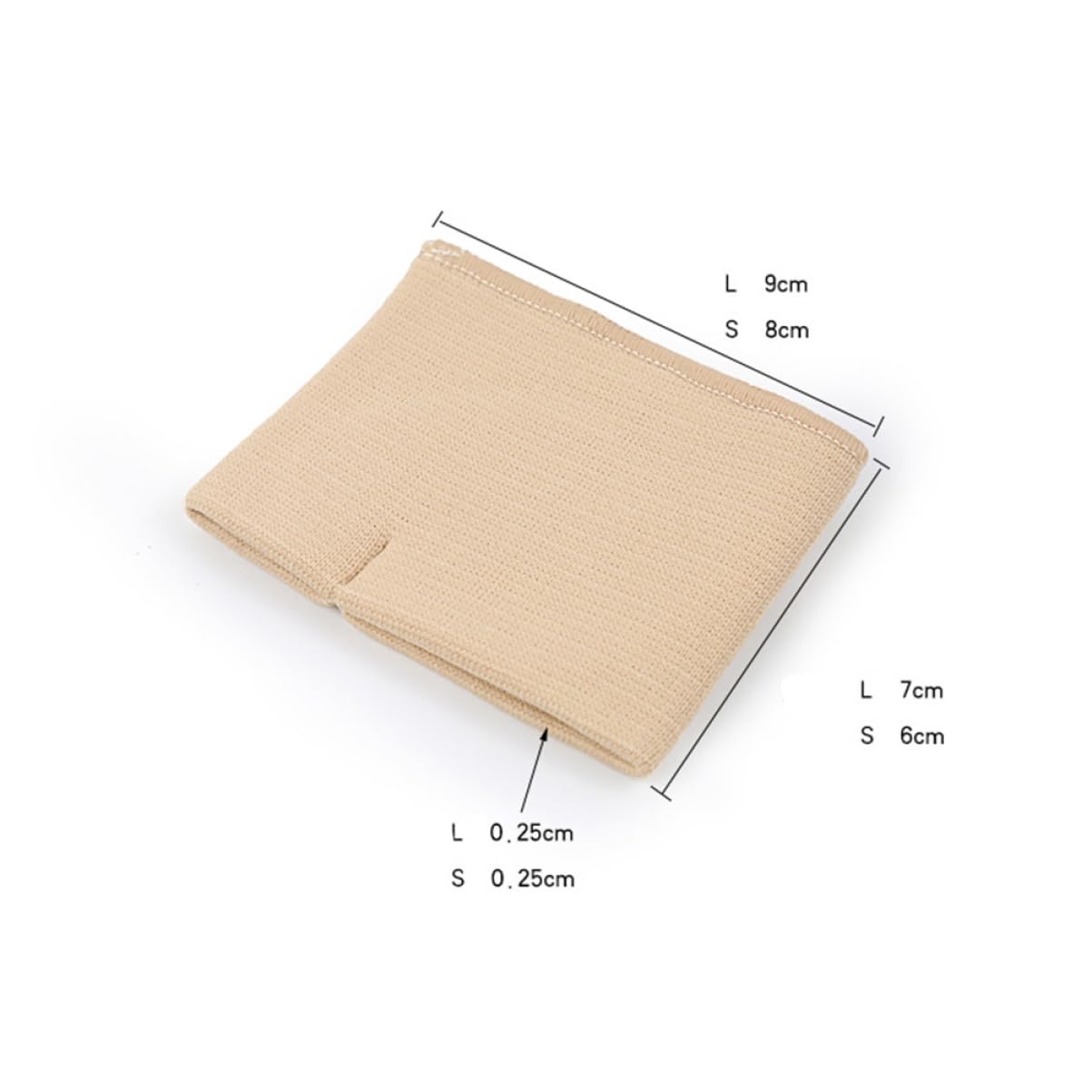 NOLITOY 1Pair Bunion Sleeve Hallux Thickened Separator for Relief Protection S Comfortable Sebs Cloth Material for Hallux Bunion